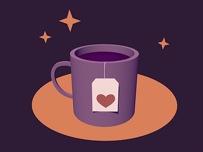 Hug in a Mug 3d c4d cinema4d coffee drink heart ixdbelfast mug stars tea