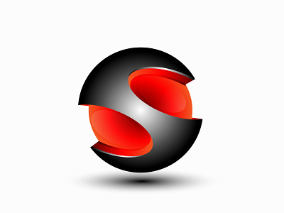 Fire Ball In 'S' animation branding design graphic design illustration logo motion graphics