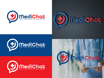 MediChat Logo Design