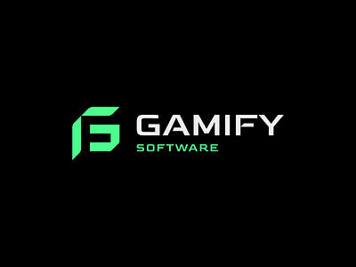 GAMIFY Software clean cyber esport futuristic game gamer logo minimal modern monogram software techno
