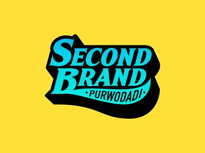 Second Brand brand logo logotype modern second type typography