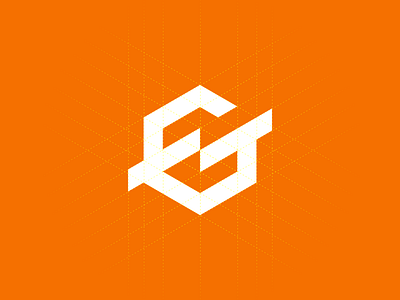 Grock logo geometric grid bold design g logo modern mountain nandakrista tech