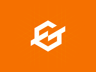 Grock logo geometric grid