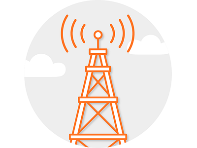 Signal Illustration icon illustration vector