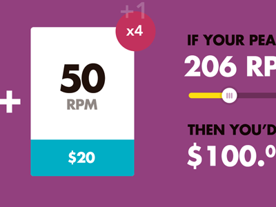 Do You Even RPM? calculator pricing slider web design