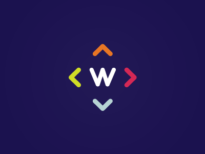 Dub branding colorful identity logo w