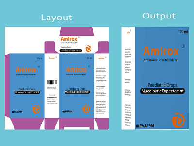Width box product packaging Design and lay out