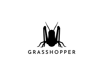 grasshopper logo app branding design graphic design grasshupper logo minimul simple vector