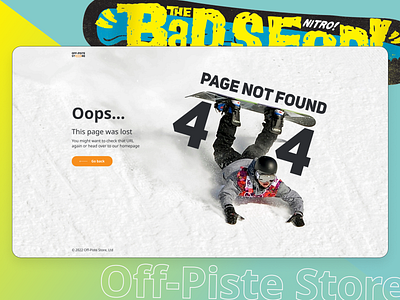 404 page not found 404 adobe photoshop branding error figma found illustration minimalism not online page picture search shop snow snowboard store ui web winter