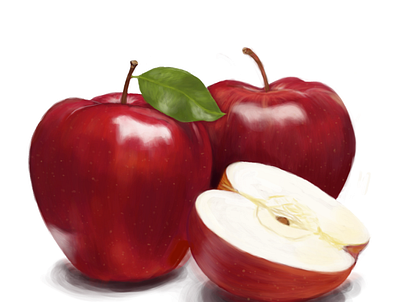 Red Apples illustration learning