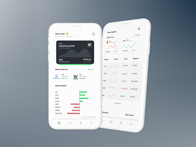 Stock Market App - UI/UX Design Project PH