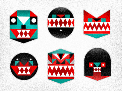 It's a monster, Papa. brak characters facets masks tiki