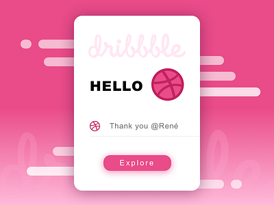 Hello Dribbble