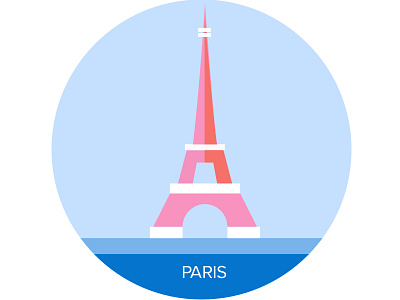 Paris illustration visual design