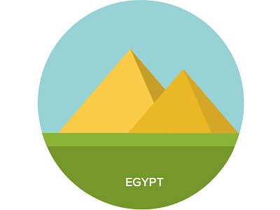 Egypt illustration visual design