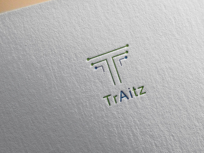 TrAitz branding design graphic design i logo logo design minimal logo mordran logo