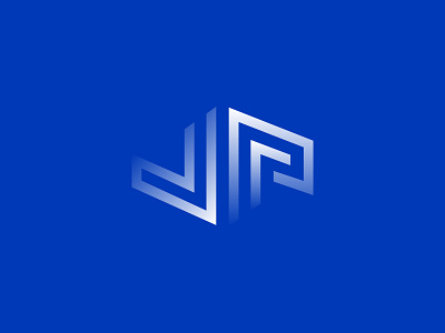 Vie Parallèle abstract blue brand branding diagonal geometric gradient icon identity lines logo logotype vector