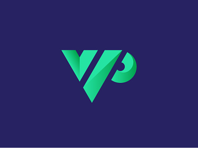 Vie Parallèle brand branding circle flat geometric gradient green icon identity lettering logo logotype simple typography vector