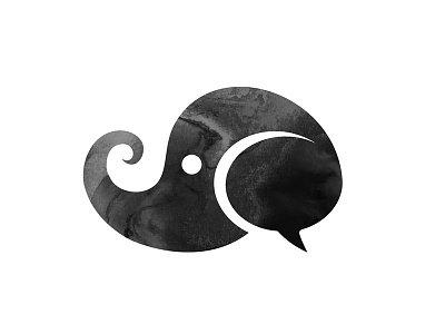 Elephant animal black concept elephant flat icon illustration logo logotype simple texture vector
