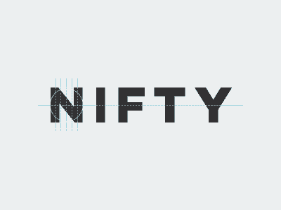NIFTY Logo Construction brand breakdown construction logo