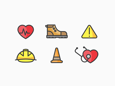 Health and Safety Icons design health icons safety