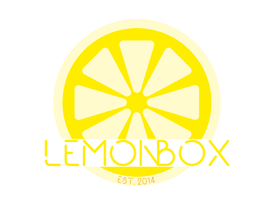 Lemon Box | Logo Design design graphic design lemon logo