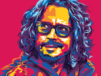 Chris Cornell by Carl Cordes on Dribbble