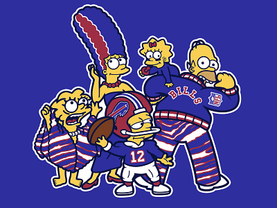 The Simpsons Buffalo Bills Mafia