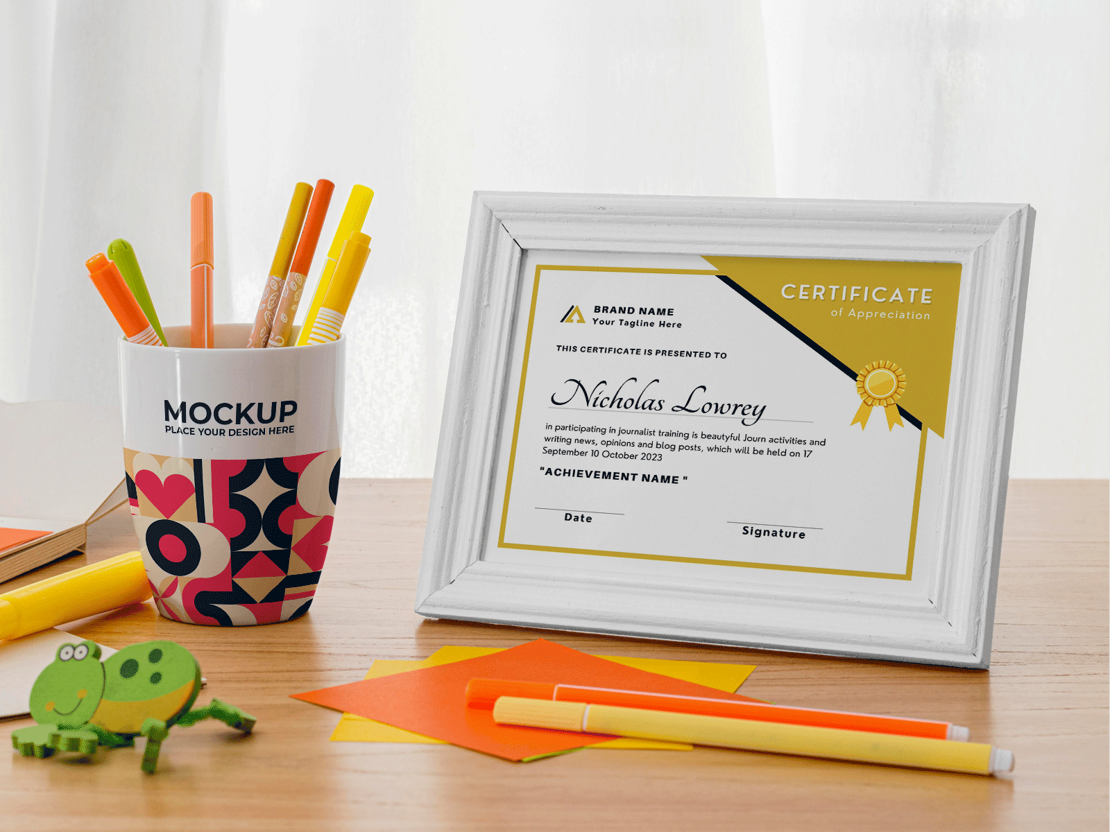 Colorful Certificate Template