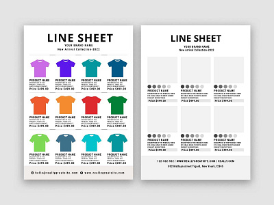 Catalog/Line Sheet presentation