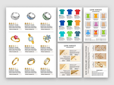 Catalog or Line Sheets style
