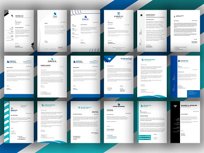 Letterhead Template Design Bundle trend