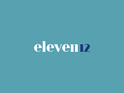 eleven12 11 12 apartment branding eleven logo logo design logotype numbers real estate realestate twelve typography