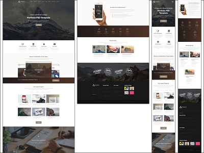 PSD to HTML: Portfolio Template