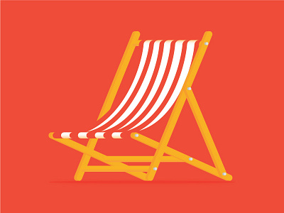 Beach Chair beach chair boardwalk illustration summer