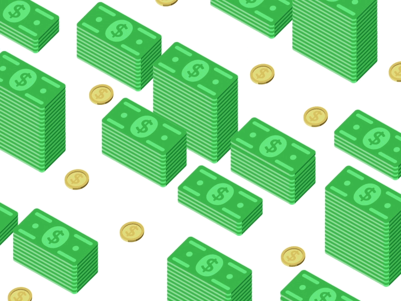 Economy Animation america animation bill coin currency dollar dollar bill economy gold money