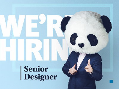 We're hiring a senior designer! agency design designer hire hiring job nji media senior designer washington dc