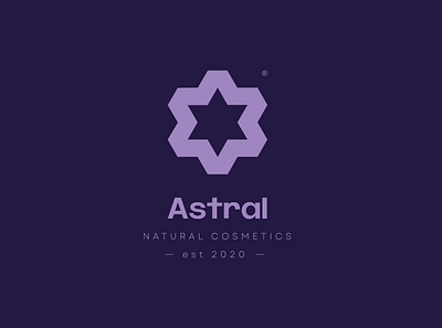 Astral Cosmetics app branding design graphic design icon illustration logo minimal vector