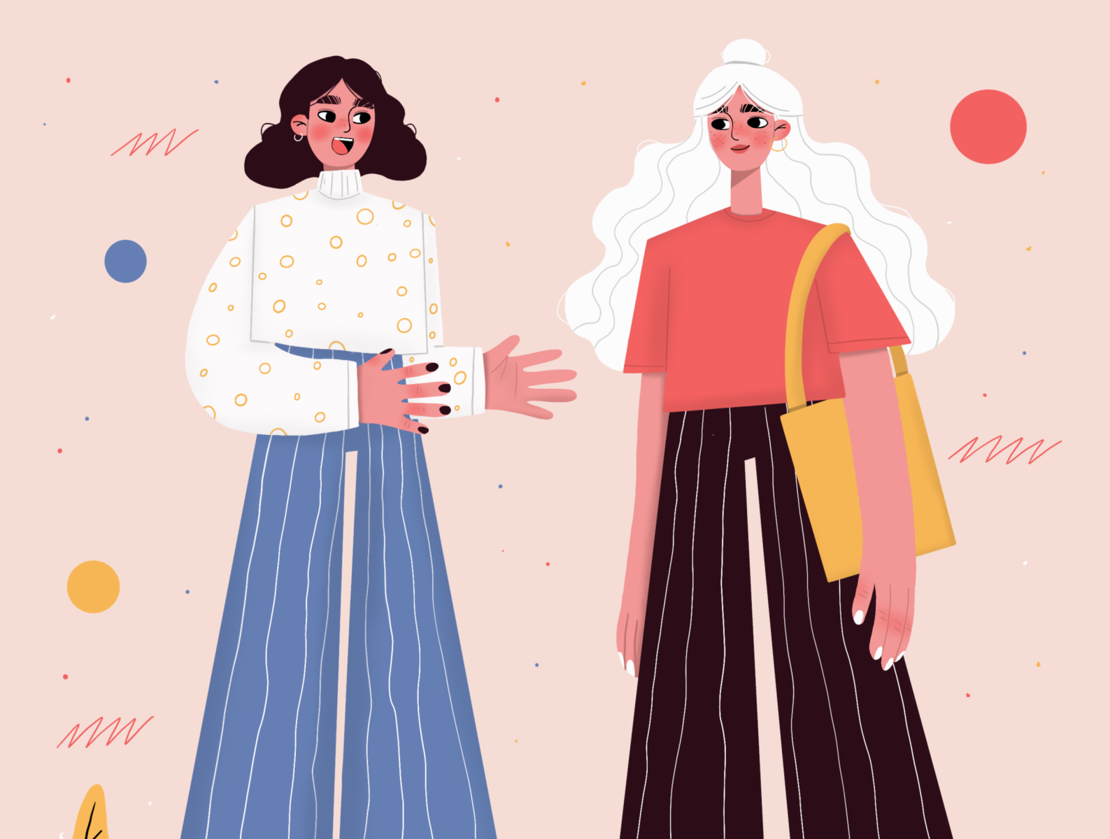 Girlfriends by Anastasia Ryamson on Dribbble