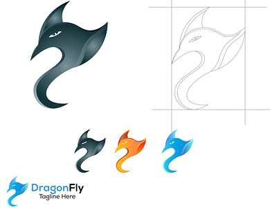 Dragon logo Template| Branding 3d app branding design dragon graphic design illustration logo logo design minimalist mordern simple vector