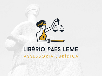 Lawyer logo art deco justice law lawyer logo themis