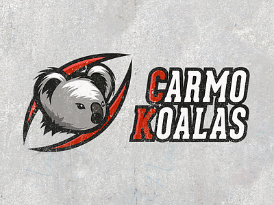 Carmo Koalas Football Team football koala logo team