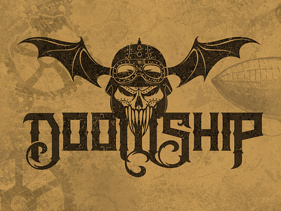 Doomship - rock band logo