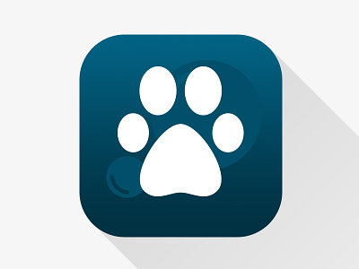 Dirty Dog Grooming App Icon app appdesign graphicdesign ui uidesign
