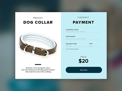 Dirty Dog Grooming Credit Card Checkout dailyui graphicdesign ui uidesign