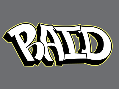 Raid Graffiti Straight Letter design graffiti illustration typography