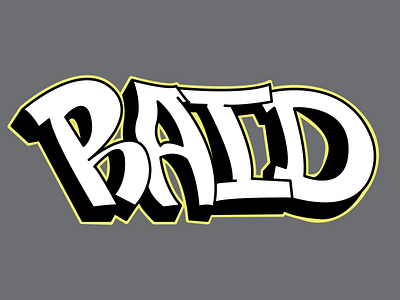 Raid Graffiti Straight Letter