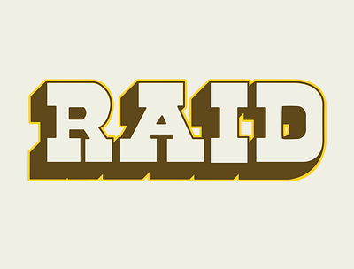 Raid Blockbuster Graffiti design graffiti illustration typography