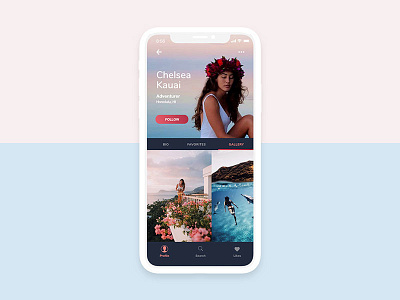 Daily UI 006 | User Profile daily ui instagram instant instastories mobile model profile user profile