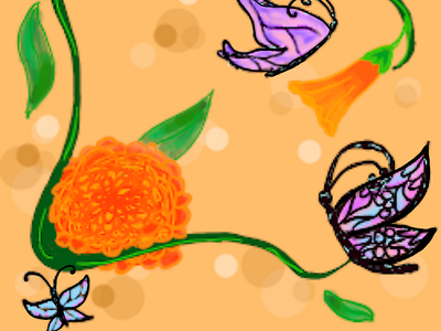 butterflies design butterflies colorful design digital illustration